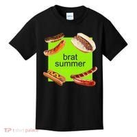Brat Summer Funny Hot Dog Bratwurst Summer Kids T-Shirt thumb 0