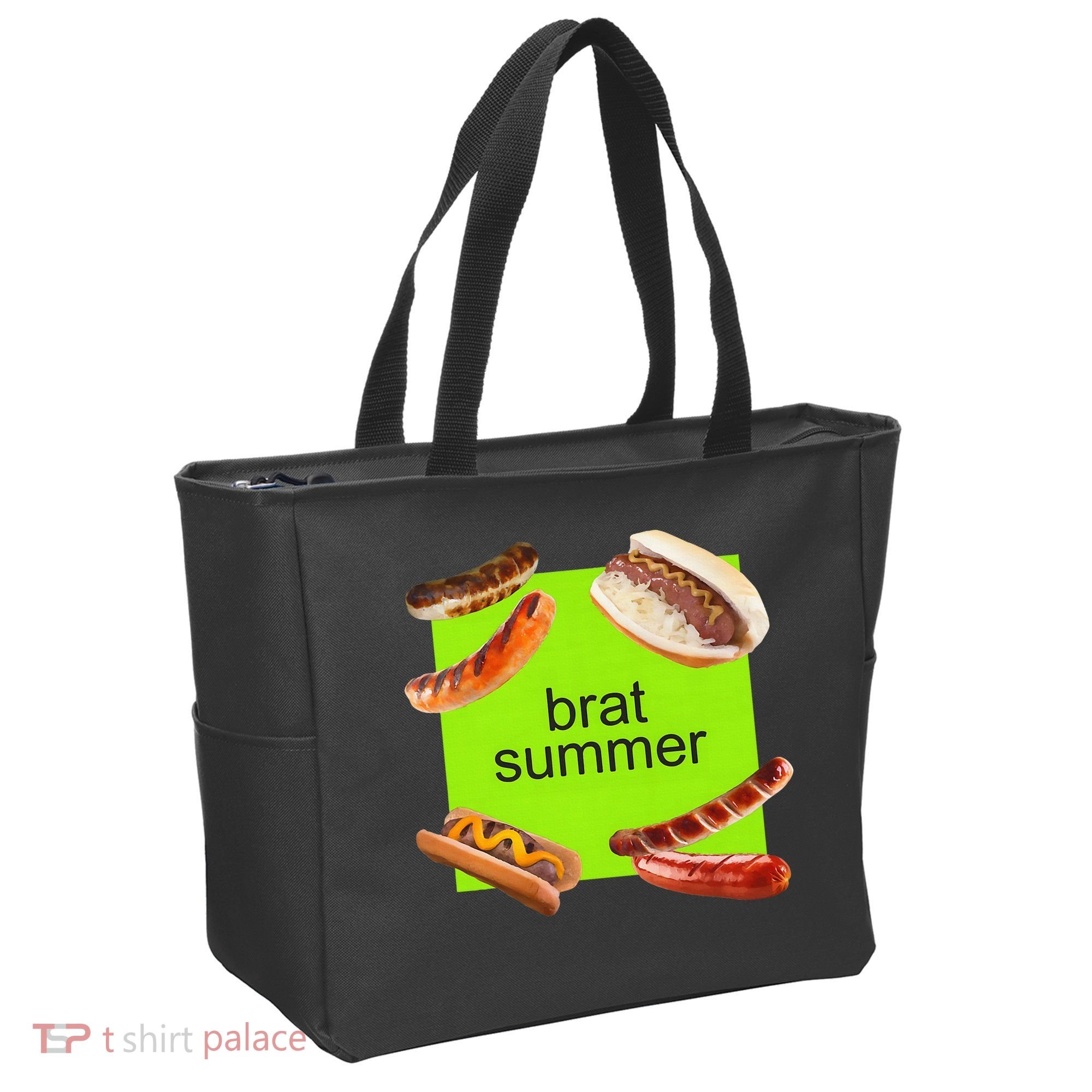 Brat Summer Funny Hot Dog Bratwurst Summer Tote Bag