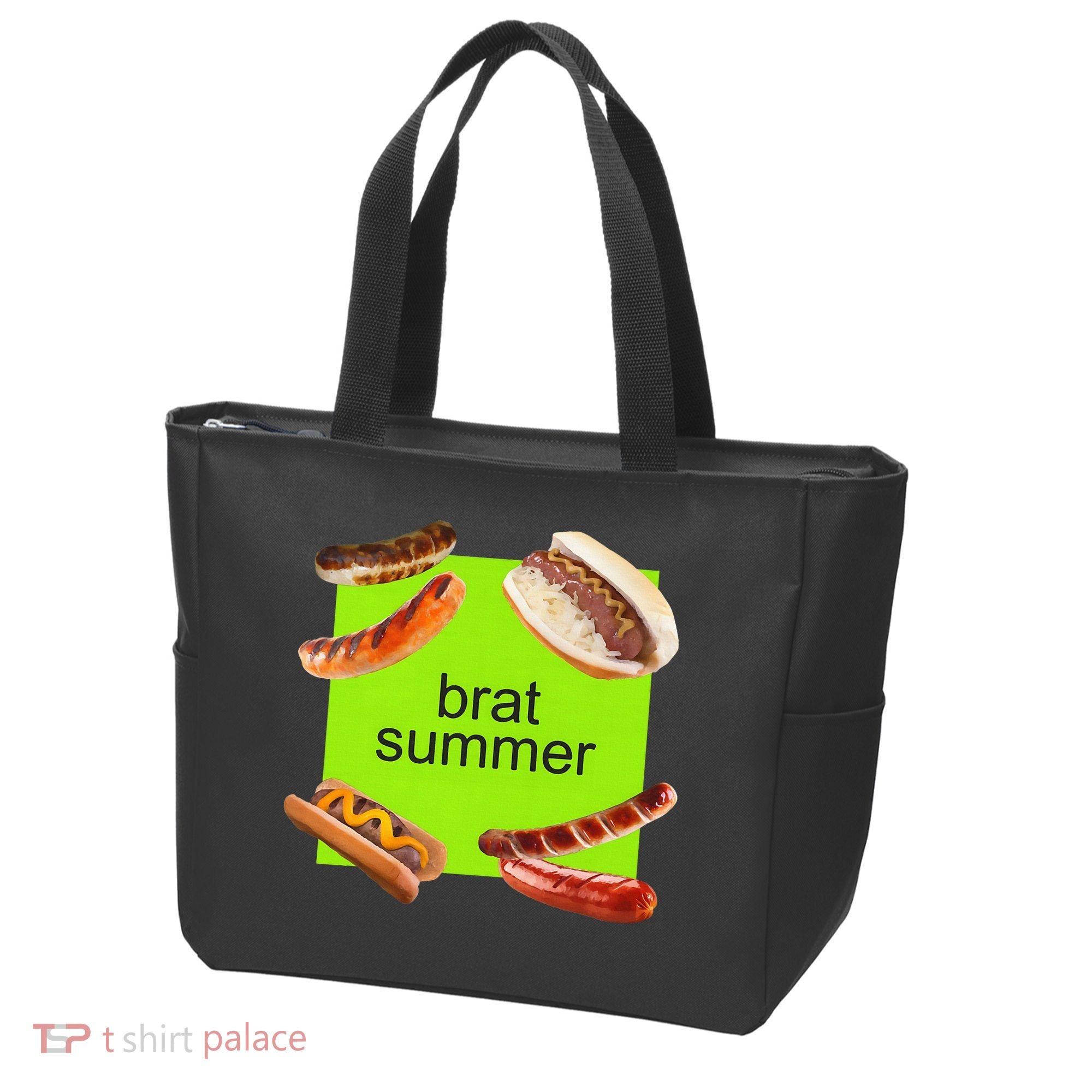 Brat Summer Funny Hot Dog Bratwurst Summer Tote Bag