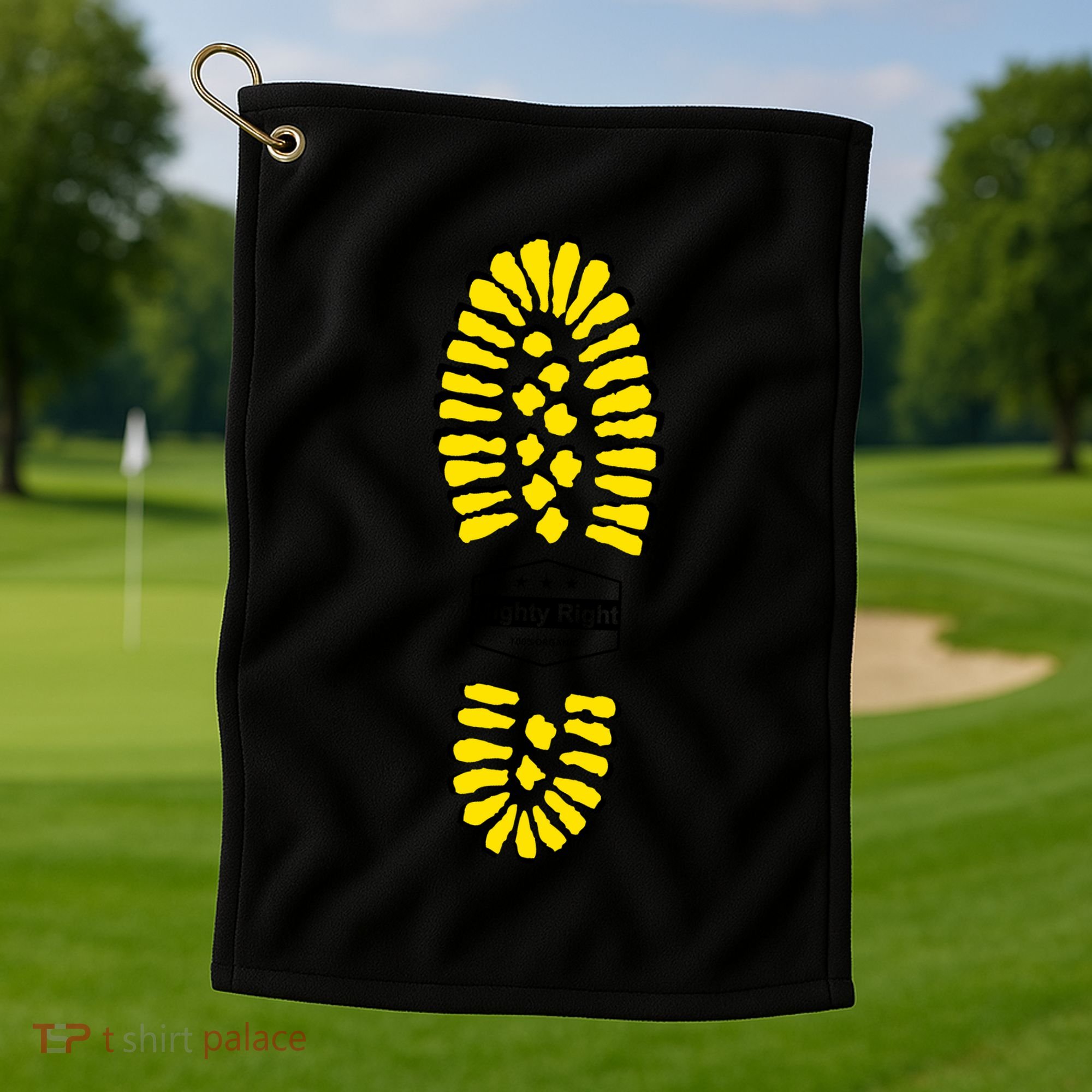 Boot Sole Golf Towel