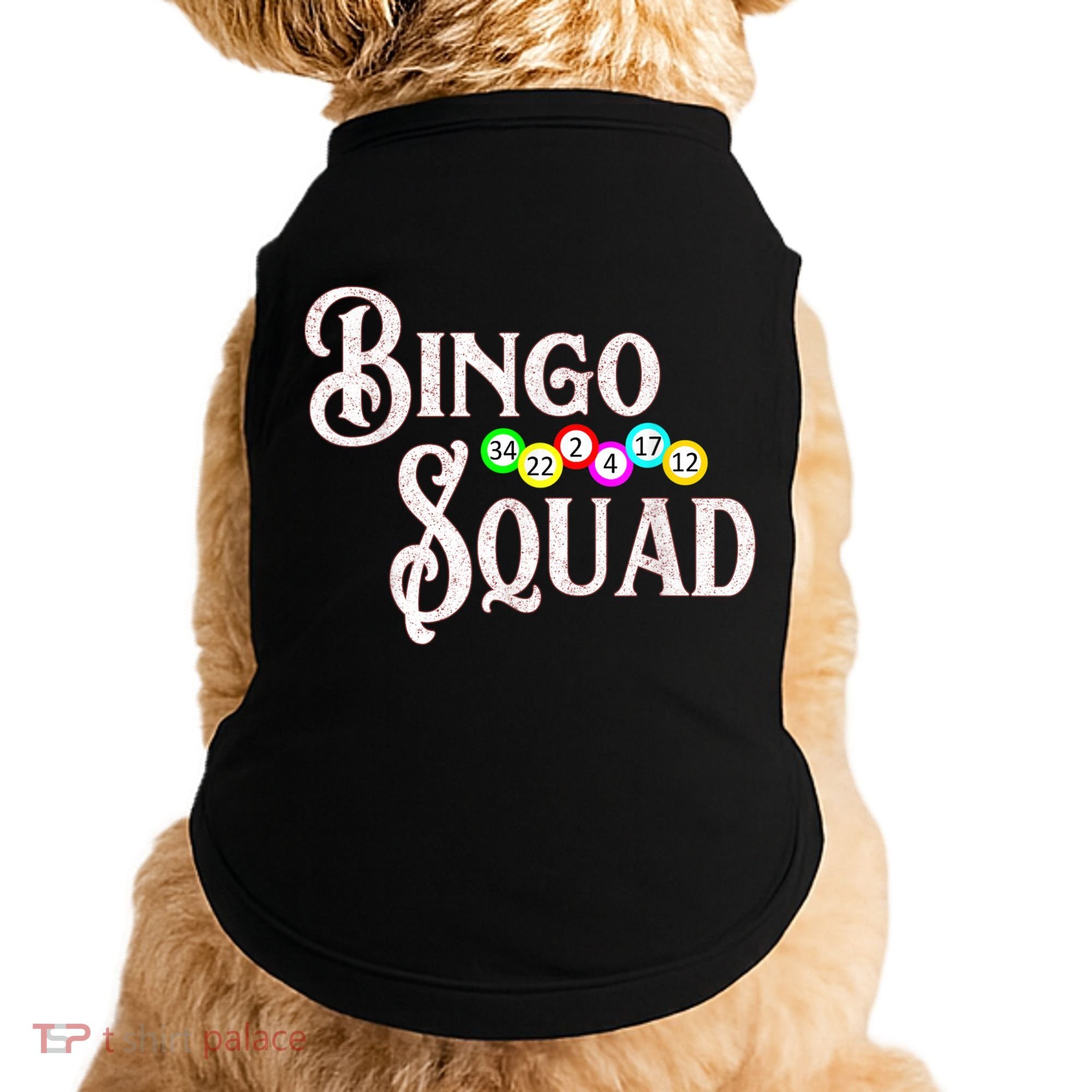 Bingo Squad Funny Bingo Lover Doggie Tank