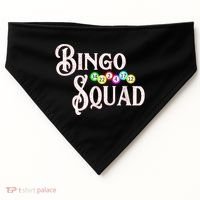 Bingo Squad Funny Bingo Lover USA-Made Doggie Bandana thumb 0
