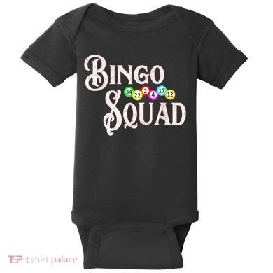 Bingo Squad Funny Bingo Lover Baby Bodysuit