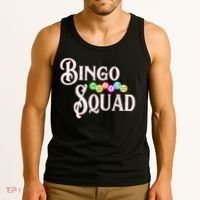 Bingo Squad Funny Bingo Lover Tank Top thumb 3