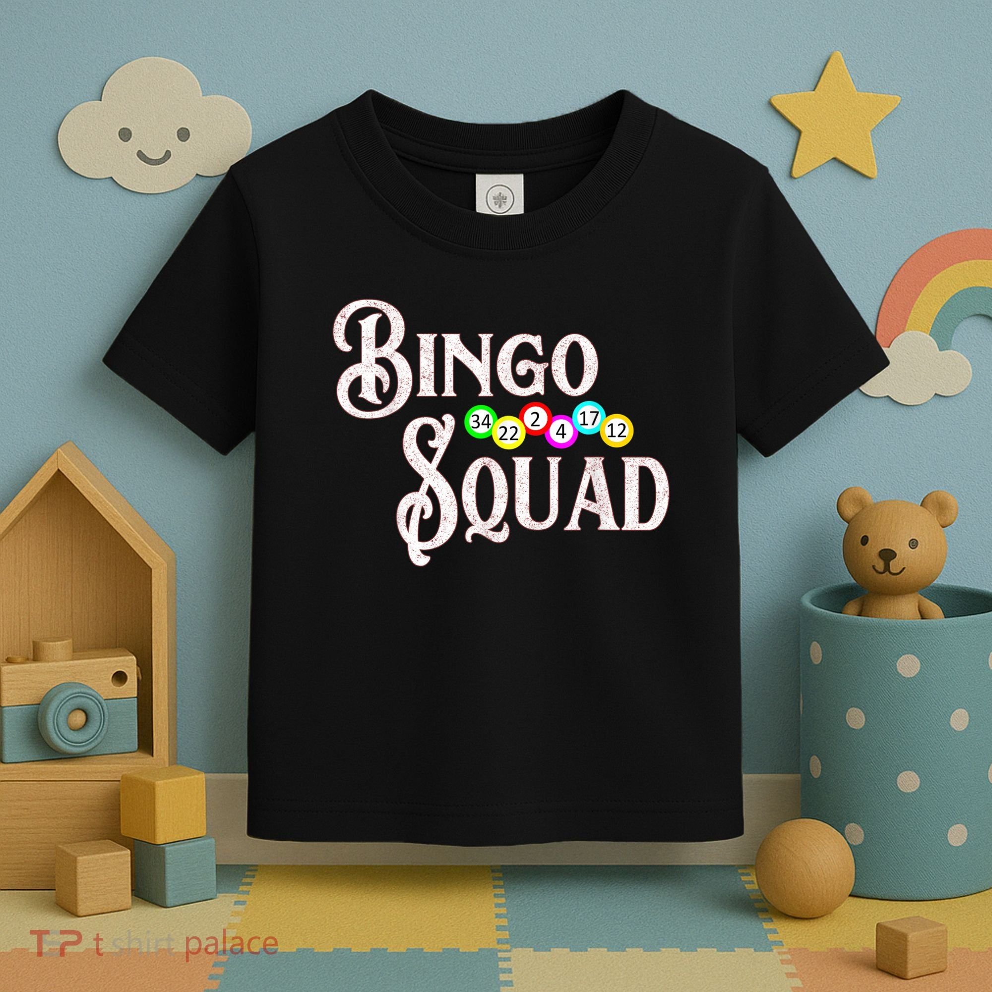Bingo Squad Funny Bingo Lover Toddler T-Shirt