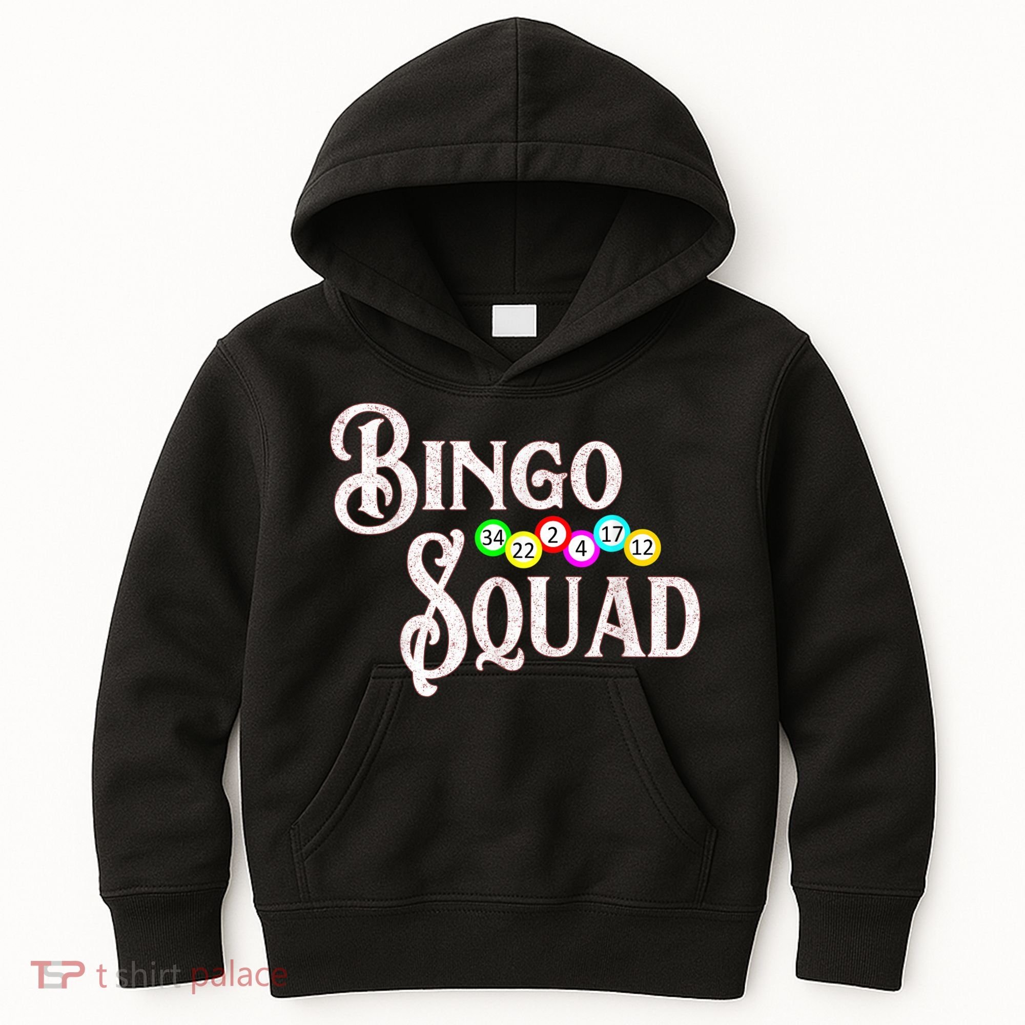 Bingo Squad Funny Bingo Lover Kids Hoodie
