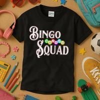 Bingo Squad Funny Bingo Lover Kids T-Shirt thumb 3