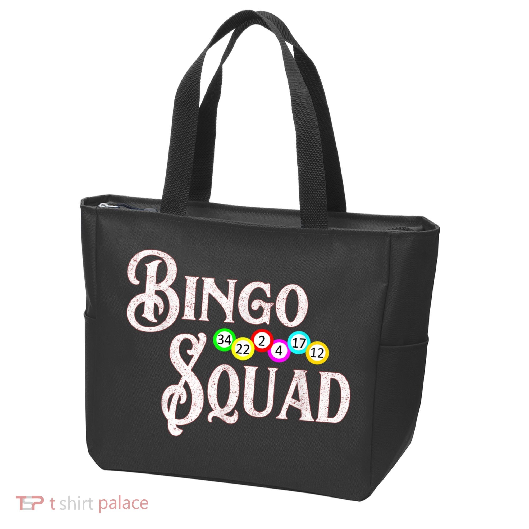 Bingo Squad Funny Bingo Lover Tote Bag