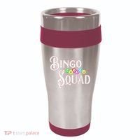 Bingo Squad Funny Bingo Lover 16oz Travel Tumbler thumb 0