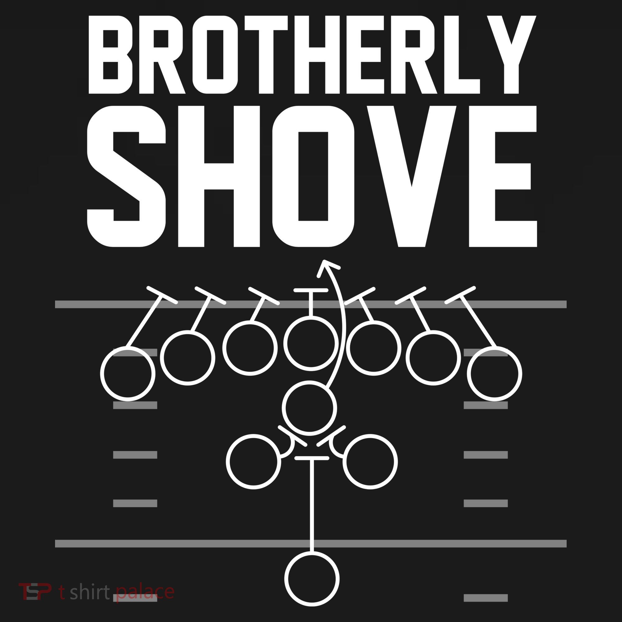 Brotherly Shove Football Fan Coaster