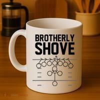 Brotherly Shove Football Fan Coffee Mug thumb 4