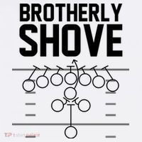 Brotherly Shove Football Fan Ornament thumb 1