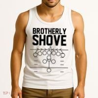 Brotherly Shove Football Fan Tank Top thumb 3
