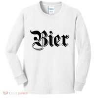Bier Shirts Funny German Beer For Oktoberfest Kids Long Sleeve Shirt thumb 0