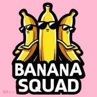 Banana Squad Fruit Banana Lover Team Banana Coaster thumb 2