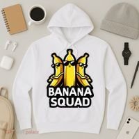 Banana Squad Fruit Banana Lover Team Banana Hoodie thumb 3