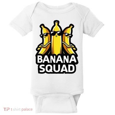 Banana Squad Fruit Banana Lover Team Banana Baby Bodysuit