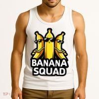 Banana Squad Fruit Banana Lover Team Banana Tank Top thumb 3