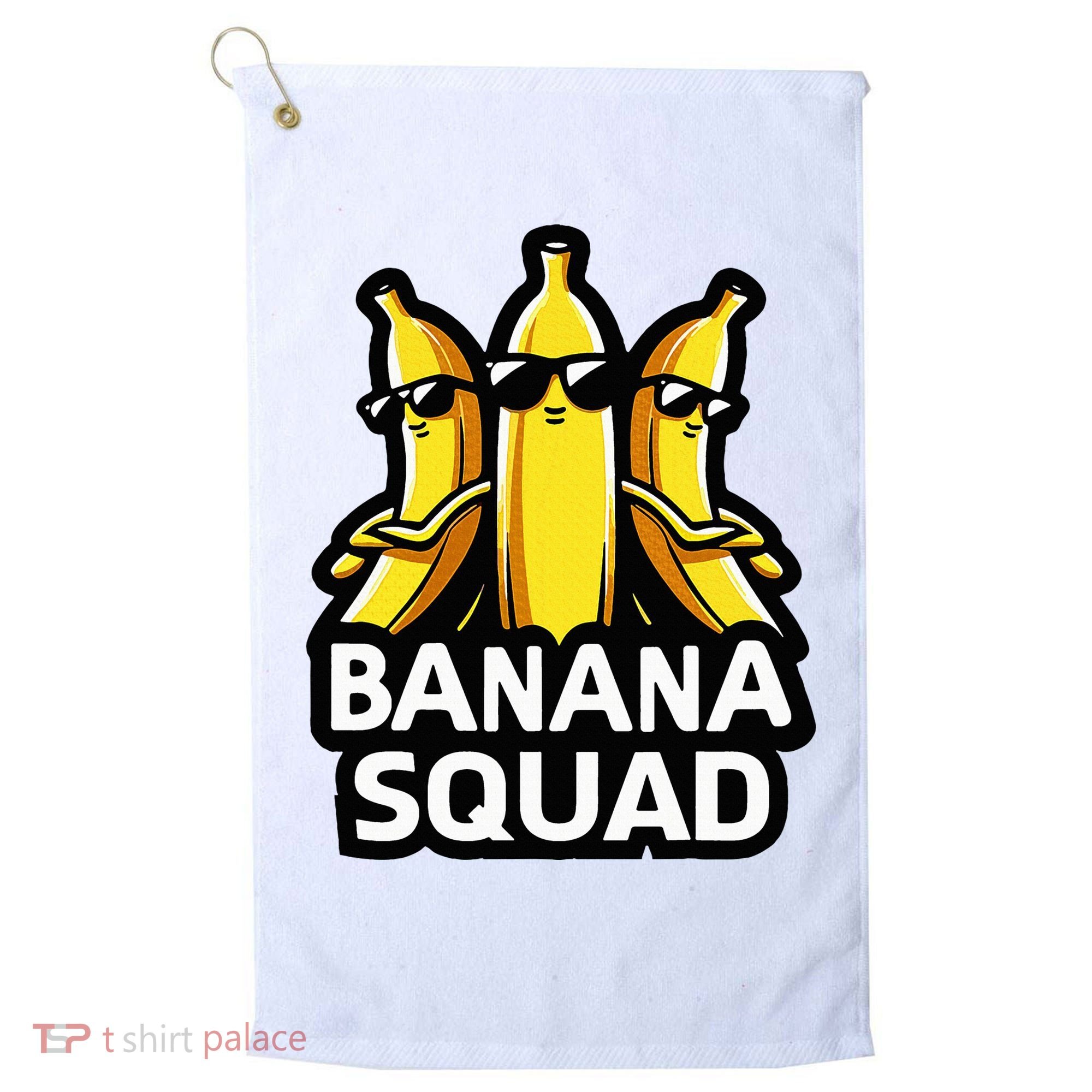 Banana Squad Fruit Banana Lover Team Banana Golf Towel