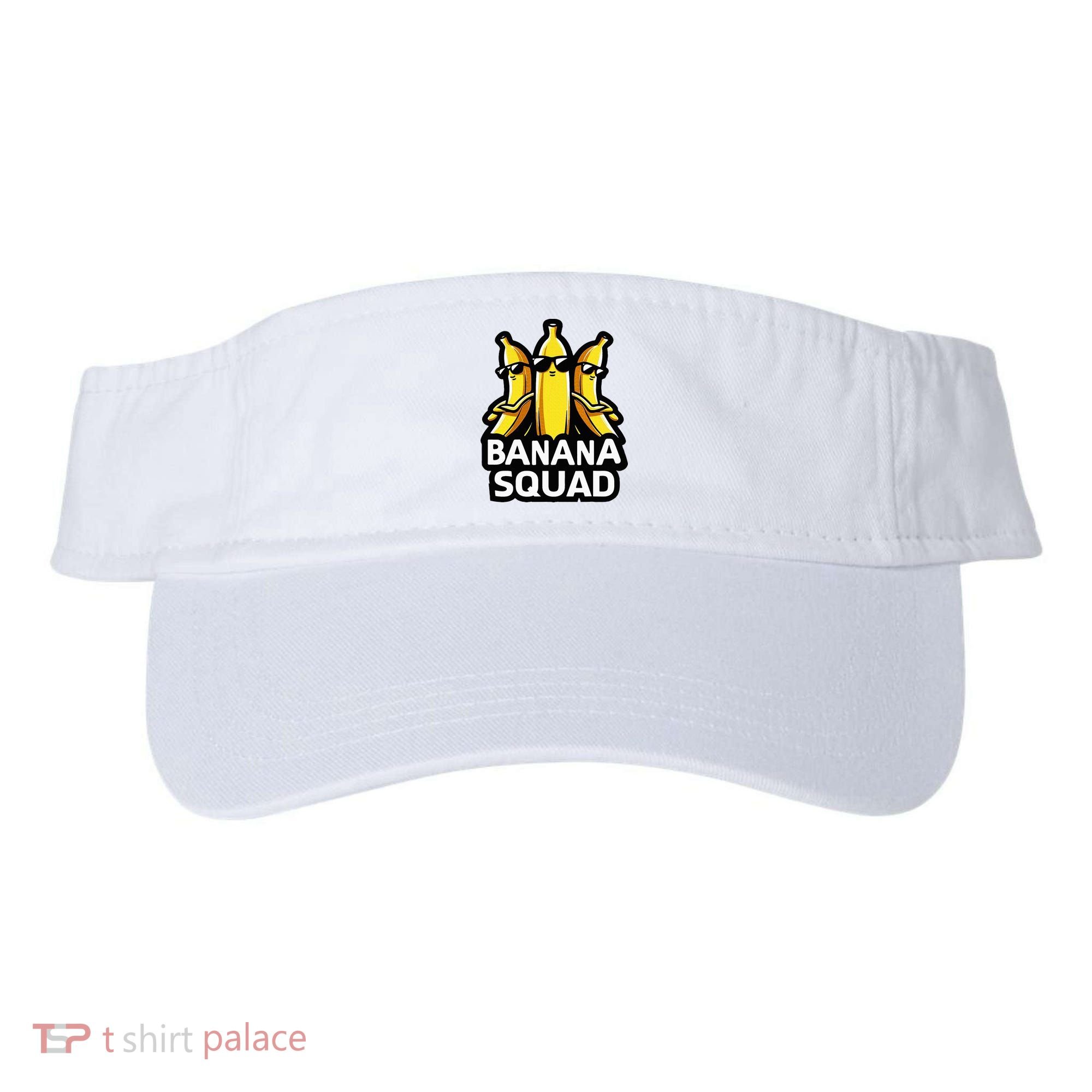 Banana Squad Fruit Banana Lover Team Banana Visor