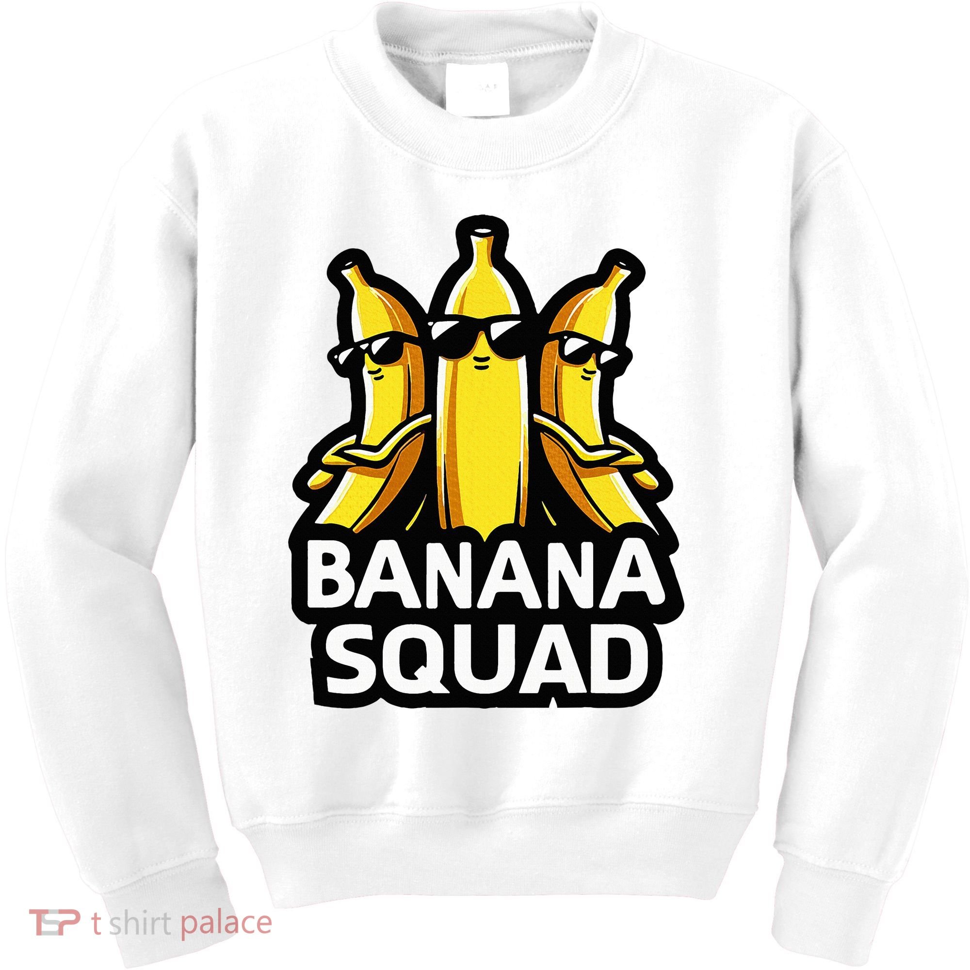 Banana Squad Fruit Banana Lover Team Banana Kids Sweatshirt
