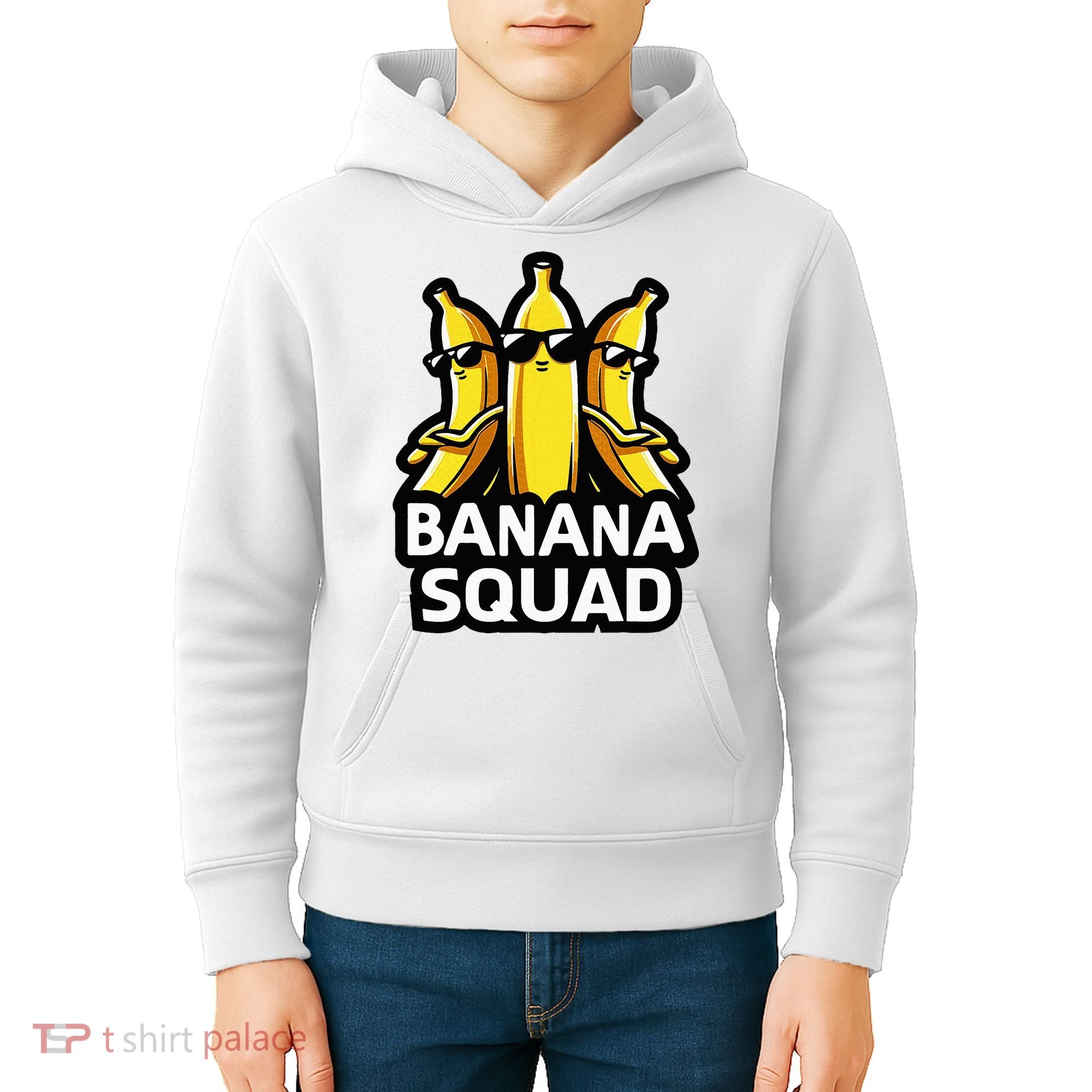 Banana Squad Fruit Banana Lover Team Banana Kids Hoodie