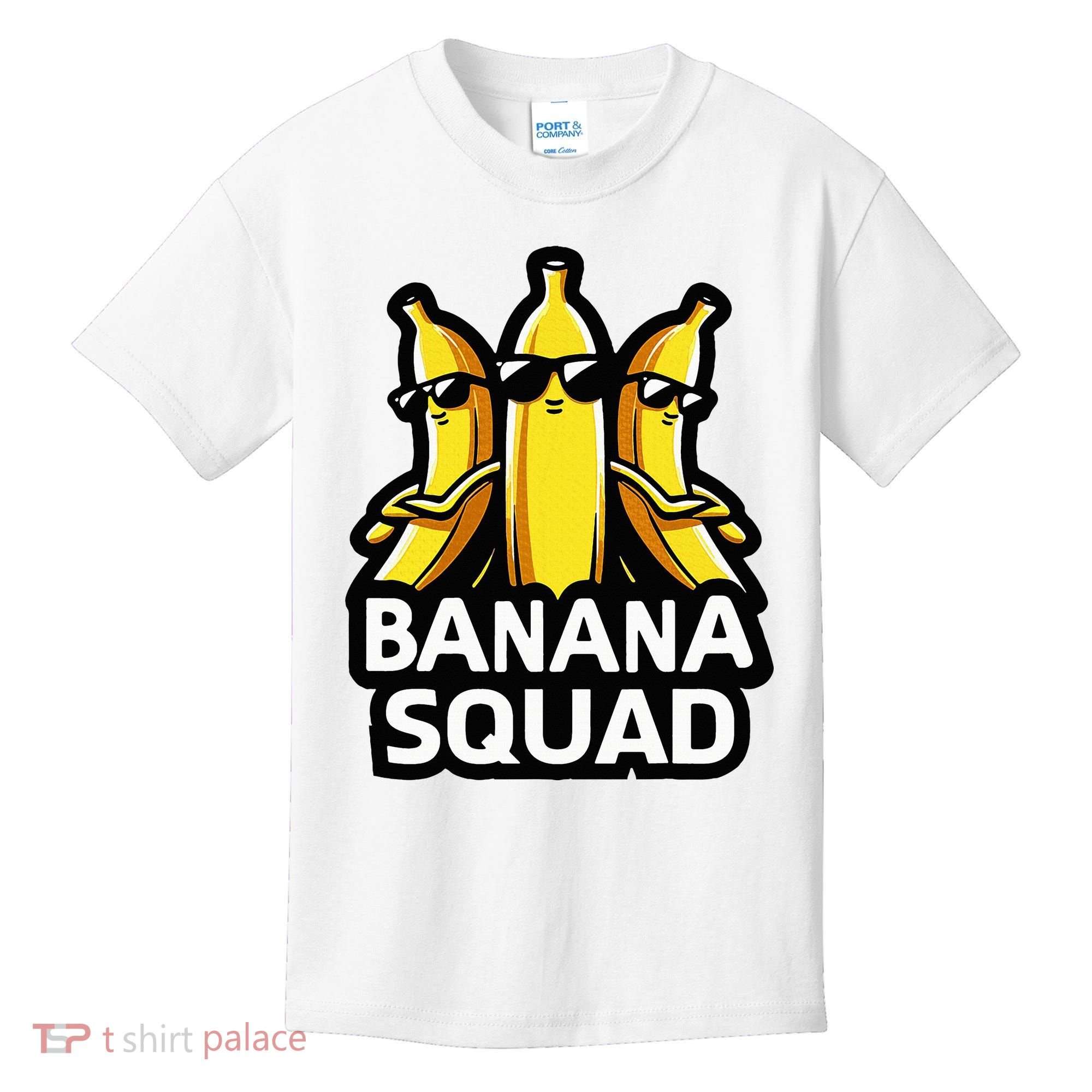 Banana Squad Fruit Banana Lover Team Banana Kids T-Shirt