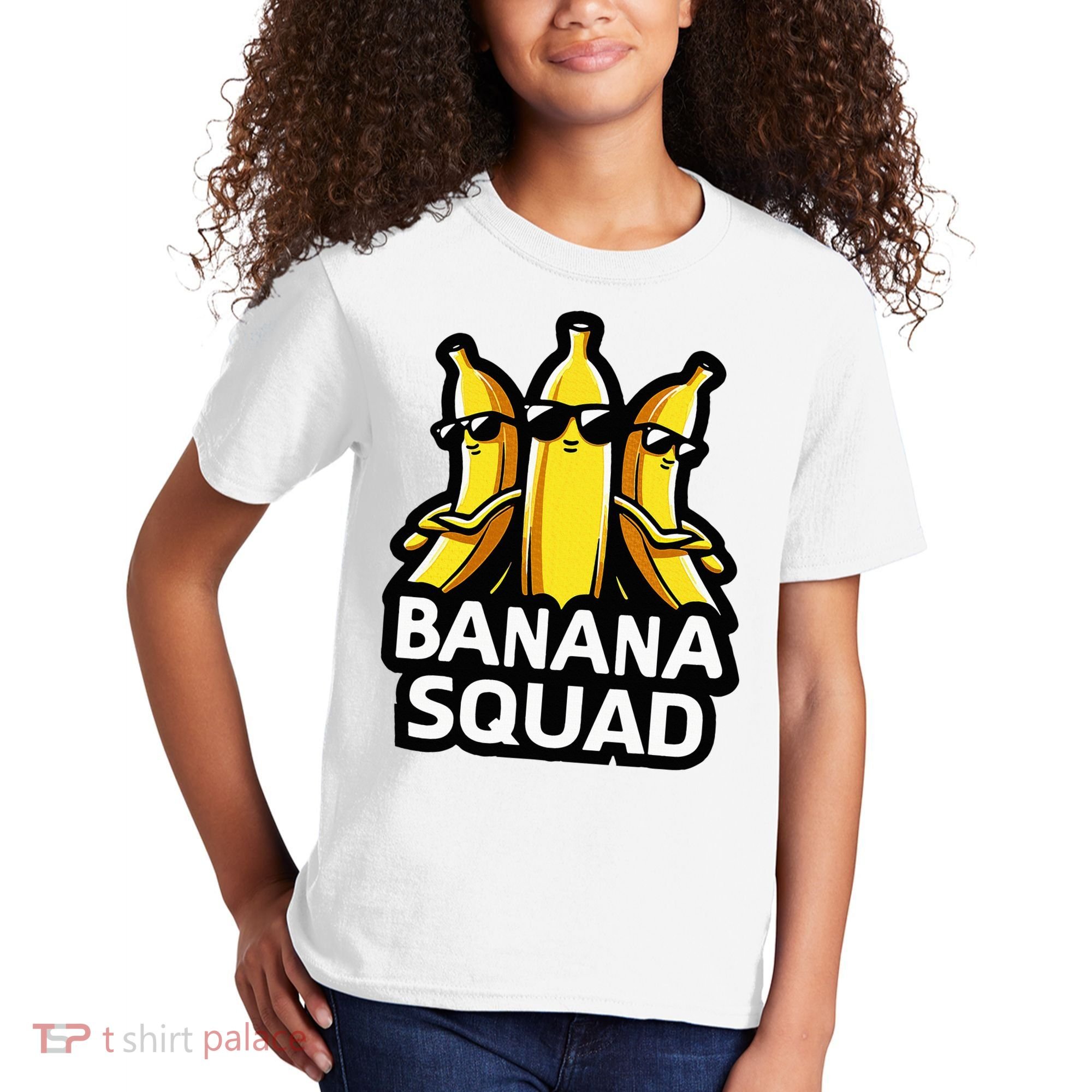 Banana Squad Fruit Banana Lover Team Banana Kids T-Shirt