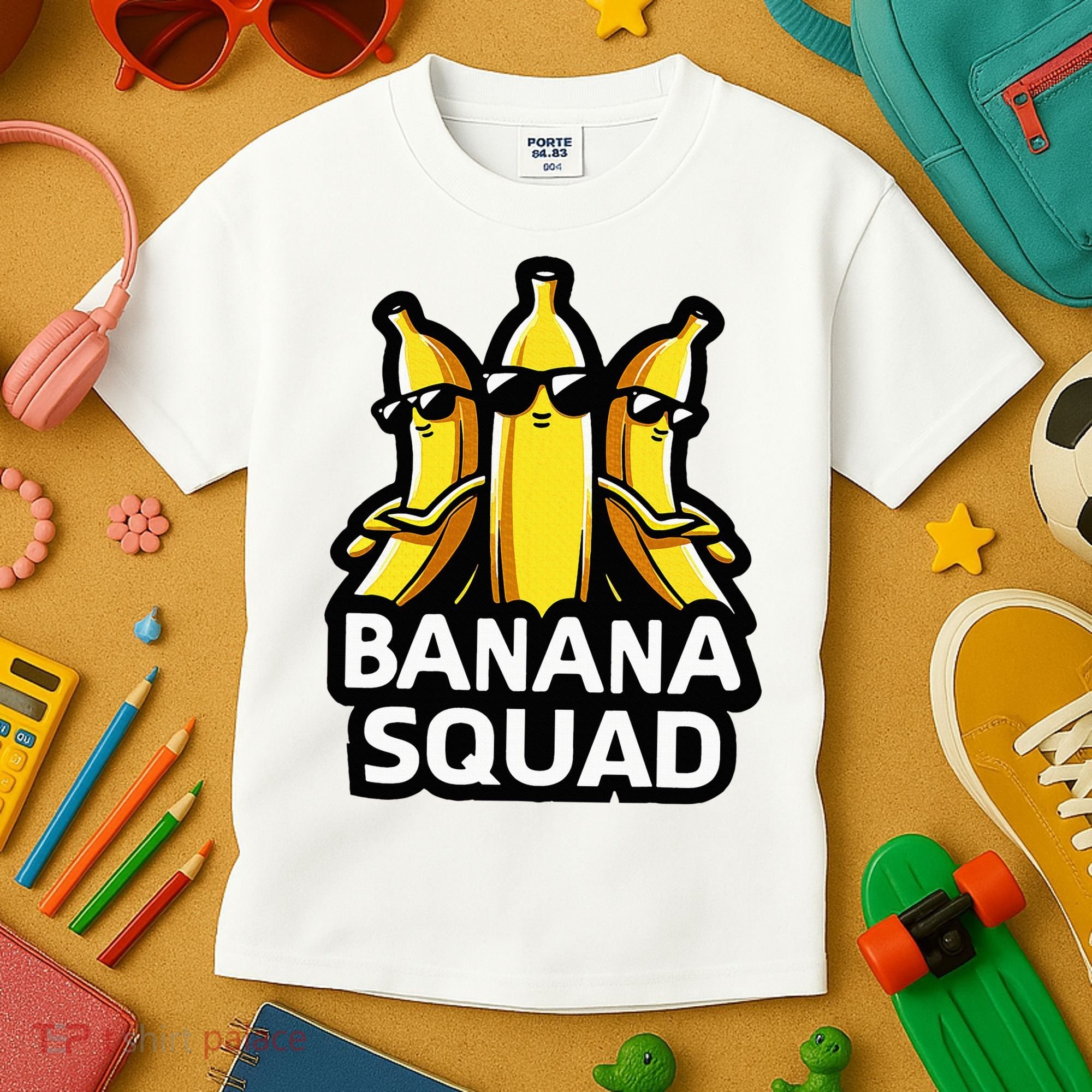 Banana Squad Fruit Banana Lover Team Banana Kids T-Shirt
