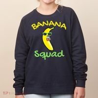 Banana Squad Food Summer Vacation Matching Fruit Lover Party Women's Sweatshirt thumb 0
