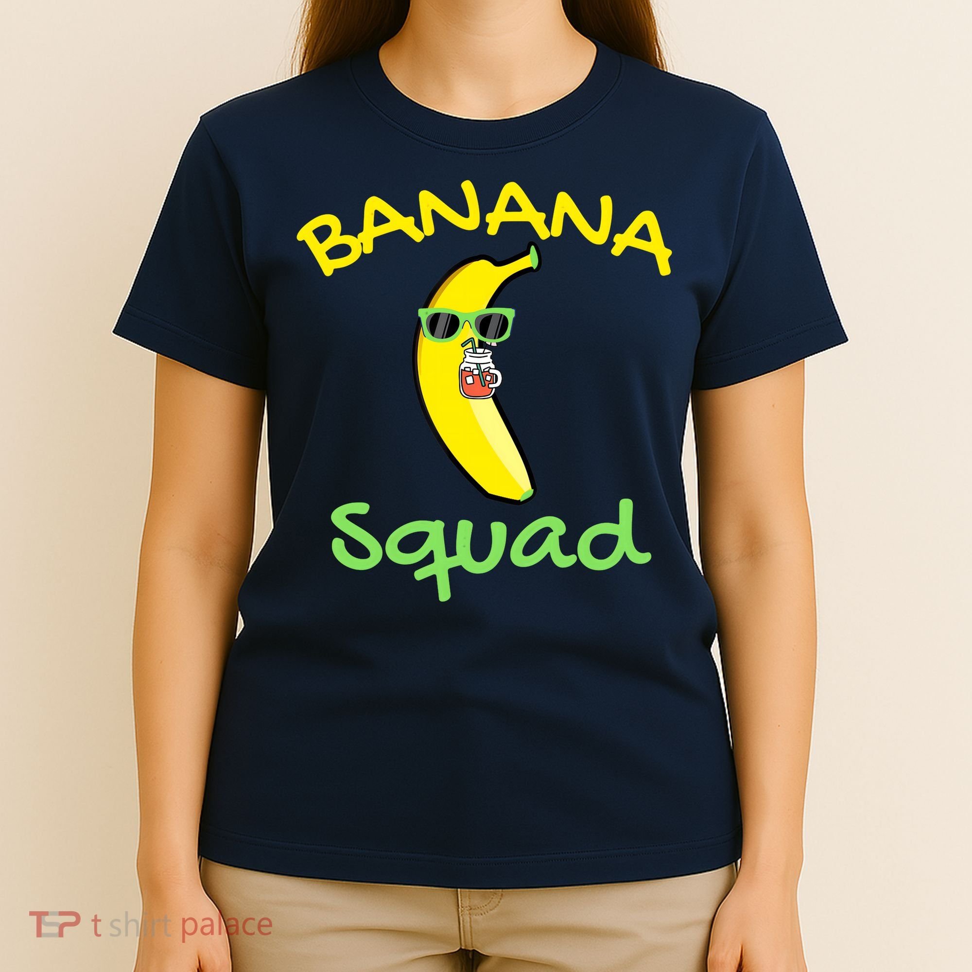 Banana Squad Food Summer Vacation Matching Fruit Lover Party T-Shirt
