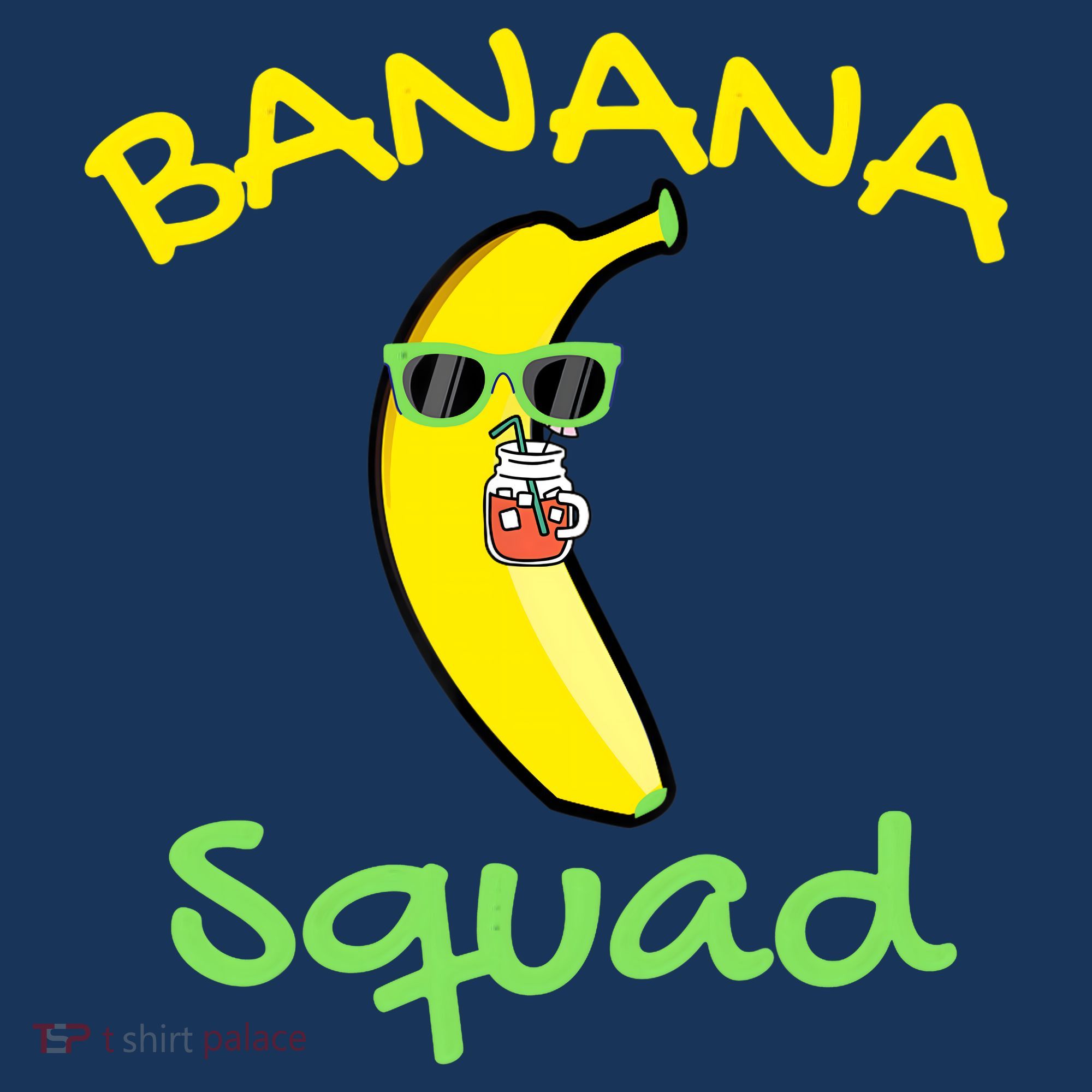 Banana Squad Food Summer Vacation Matching Fruit Lover Party T-Shirt