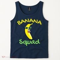 Banana Squad Food Summer Vacation Matching Fruit Lover Party Tank Top thumb 2