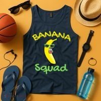 Banana Squad Food Summer Vacation Matching Fruit Lover Party Tank Top thumb 4