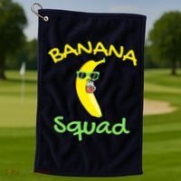 Banana Squad Food Summer Vacation Matching Fruit Lover Party Golf Towel thumb 1