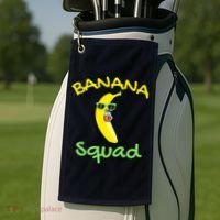 Banana Squad Food Summer Vacation Matching Fruit Lover Party Golf Towel thumb 2