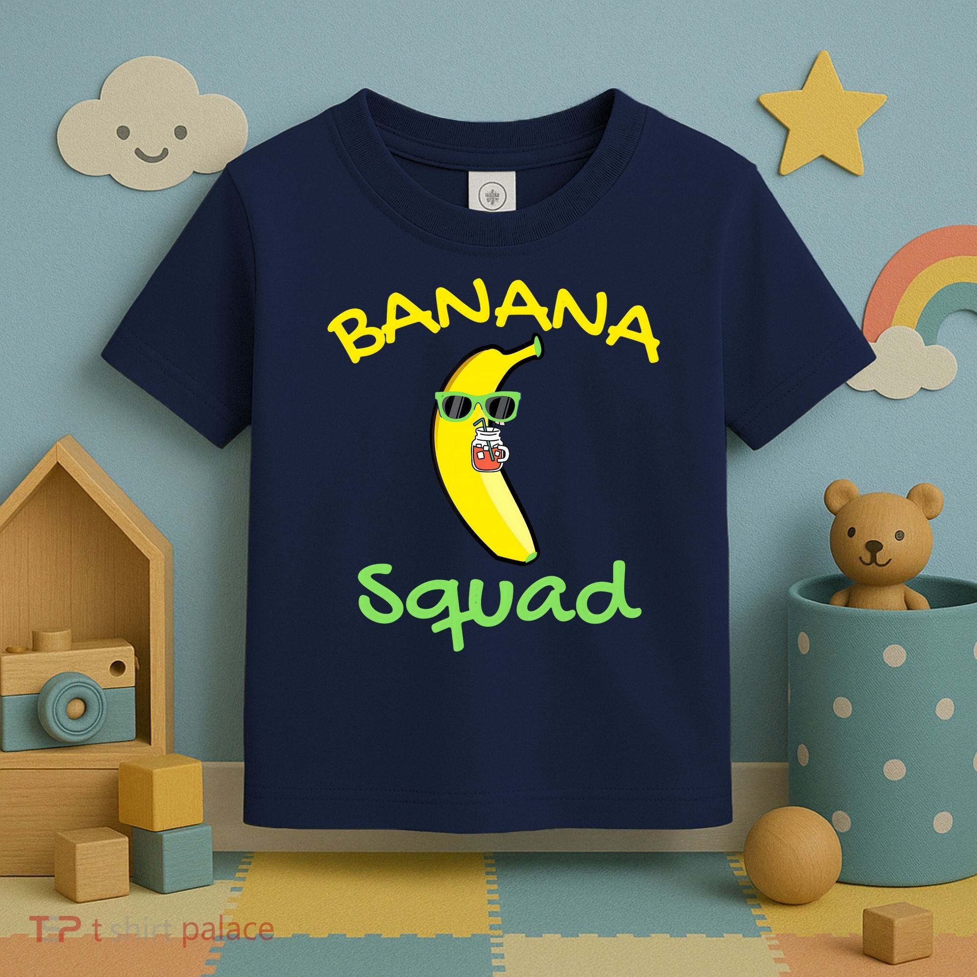 Banana Squad Food Summer Vacation Matching Fruit Lover Party Toddler T-Shirt