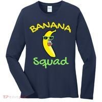 Banana Squad Food Summer Vacation Matching Fruit Lover Party Women's Long Sleeve Shirt thumb 0