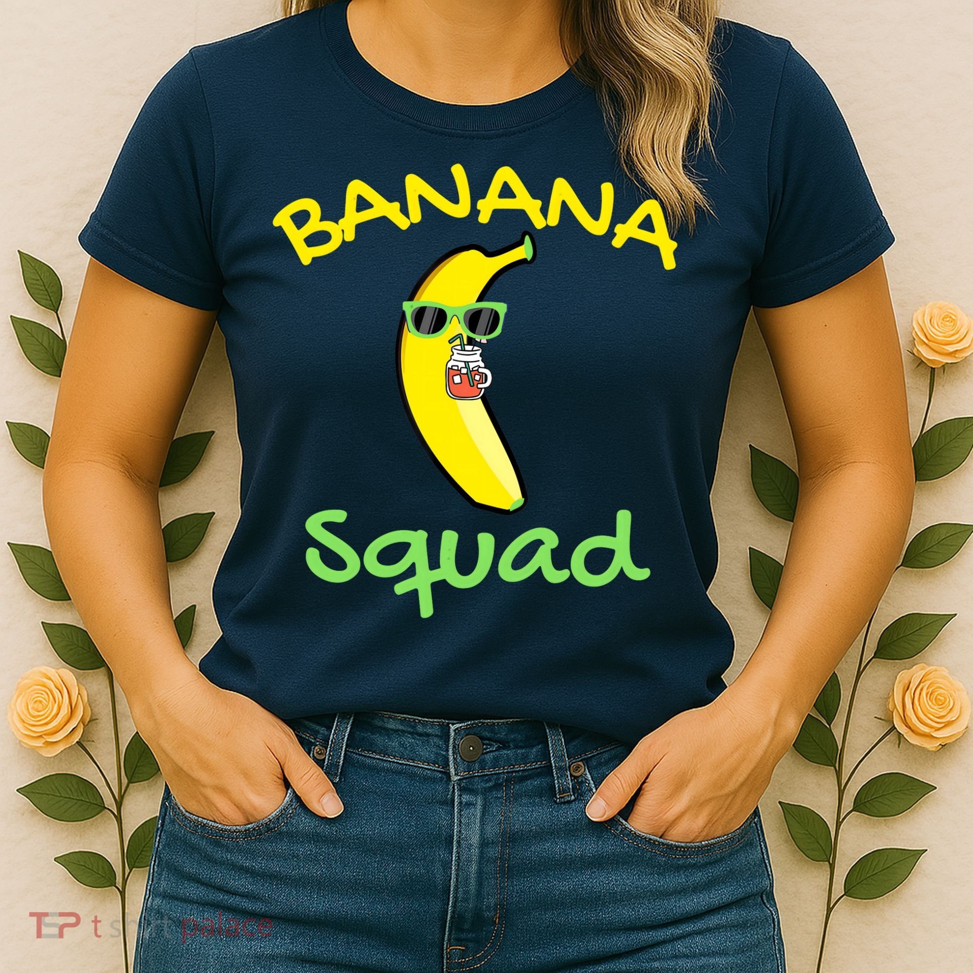 Banana Squad Food Summer Vacation Matching Fruit Lover Party Women's T-Shirt