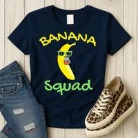 Banana Squad Food Summer Vacation Matching Fruit Lover Party Women's T-Shirt thumb 3