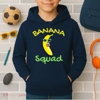 Banana Squad Food Summer Vacation Matching Fruit Lover Party Kids Hoodie thumb 2