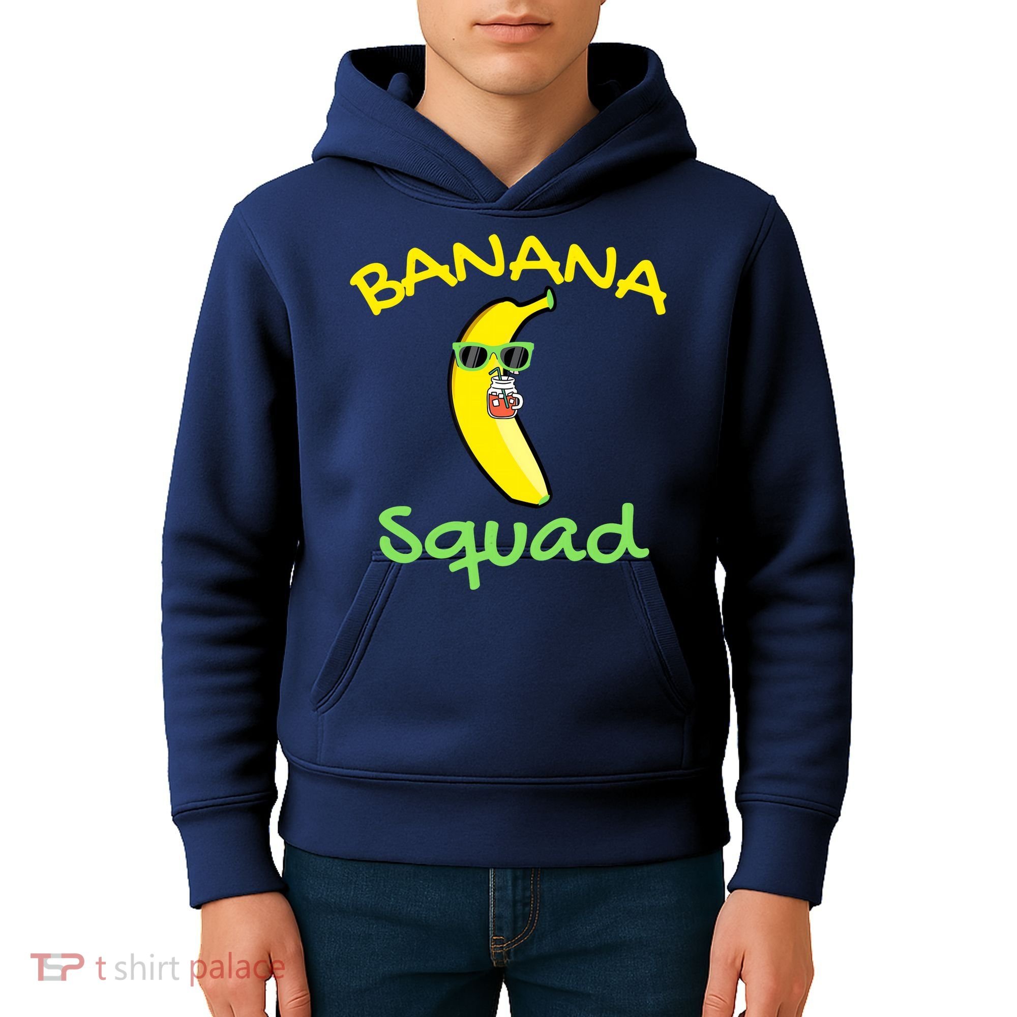 Banana Squad Food Summer Vacation Matching Fruit Lover Party Kids Hoodie