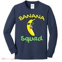Banana Squad Food Summer Vacation Matching Fruit Lover Party Kids Long Sleeve Shirt thumb 0