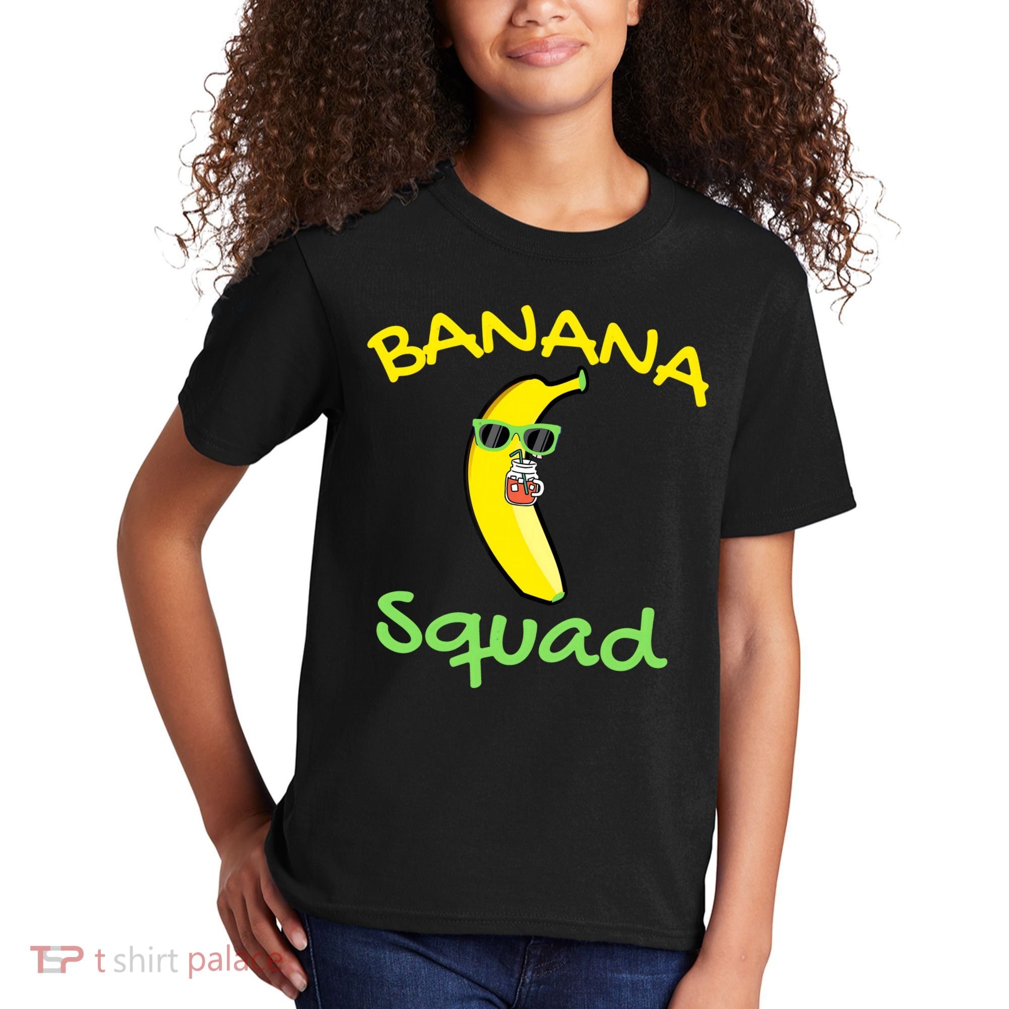 Banana Squad Food Summer Vacation Matching Fruit Lover Party Kids T-Shirt