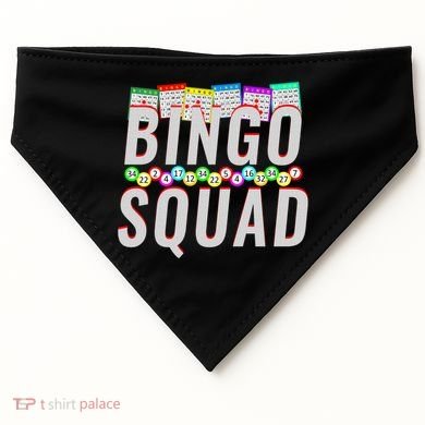 Bingo Squad Funny Bingo Lover Gift Meaningful Gift USA-Made Doggie Bandana