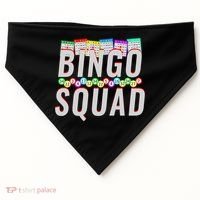 Bingo Squad Funny Bingo Lover Gift Meaningful Gift USA-Made Doggie Bandana thumb 0