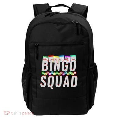 Bingo Squad Funny Bingo Lover Gift Meaningful Gift Backpack