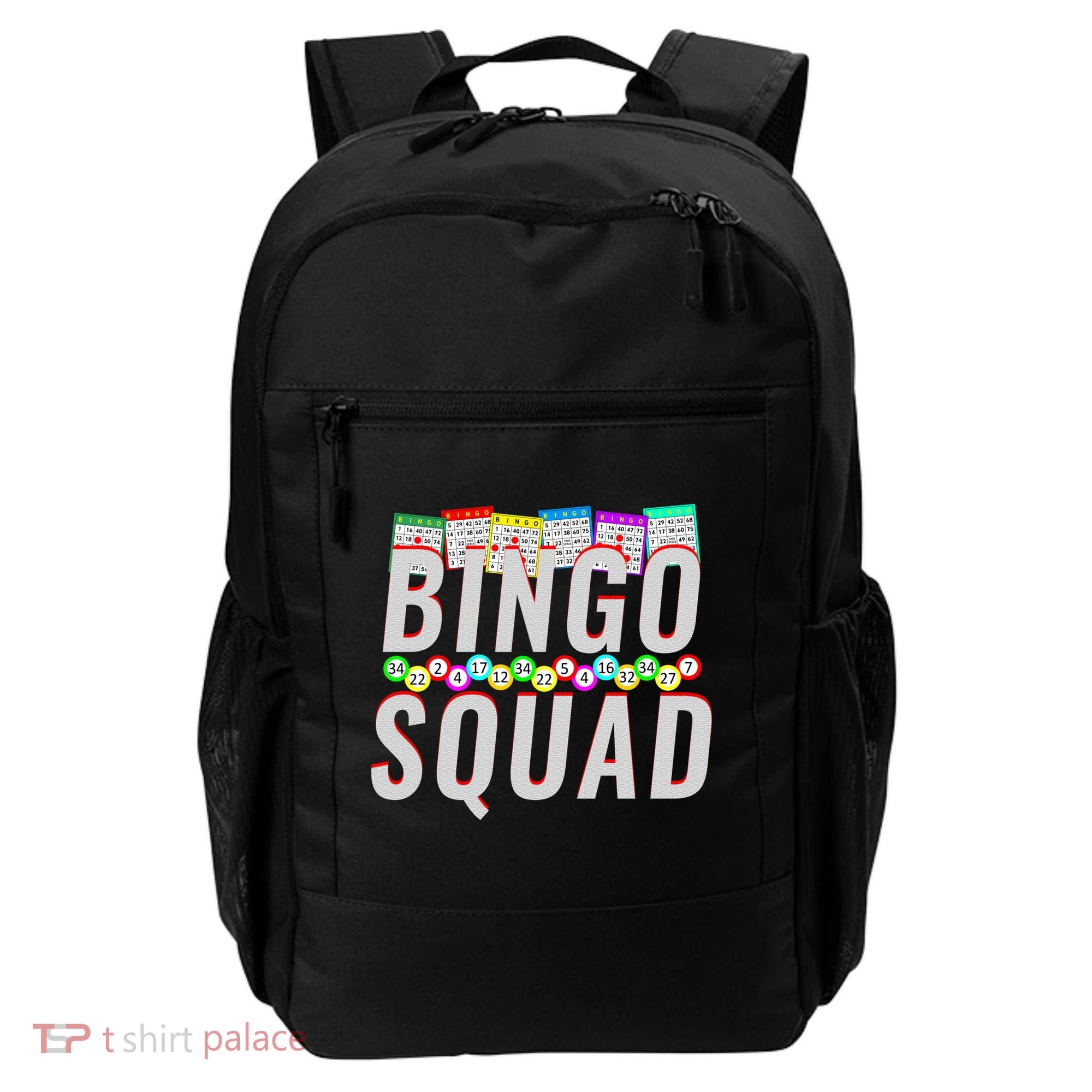 Bingo Squad Funny Bingo Lover Gift Meaningful Gift Backpack