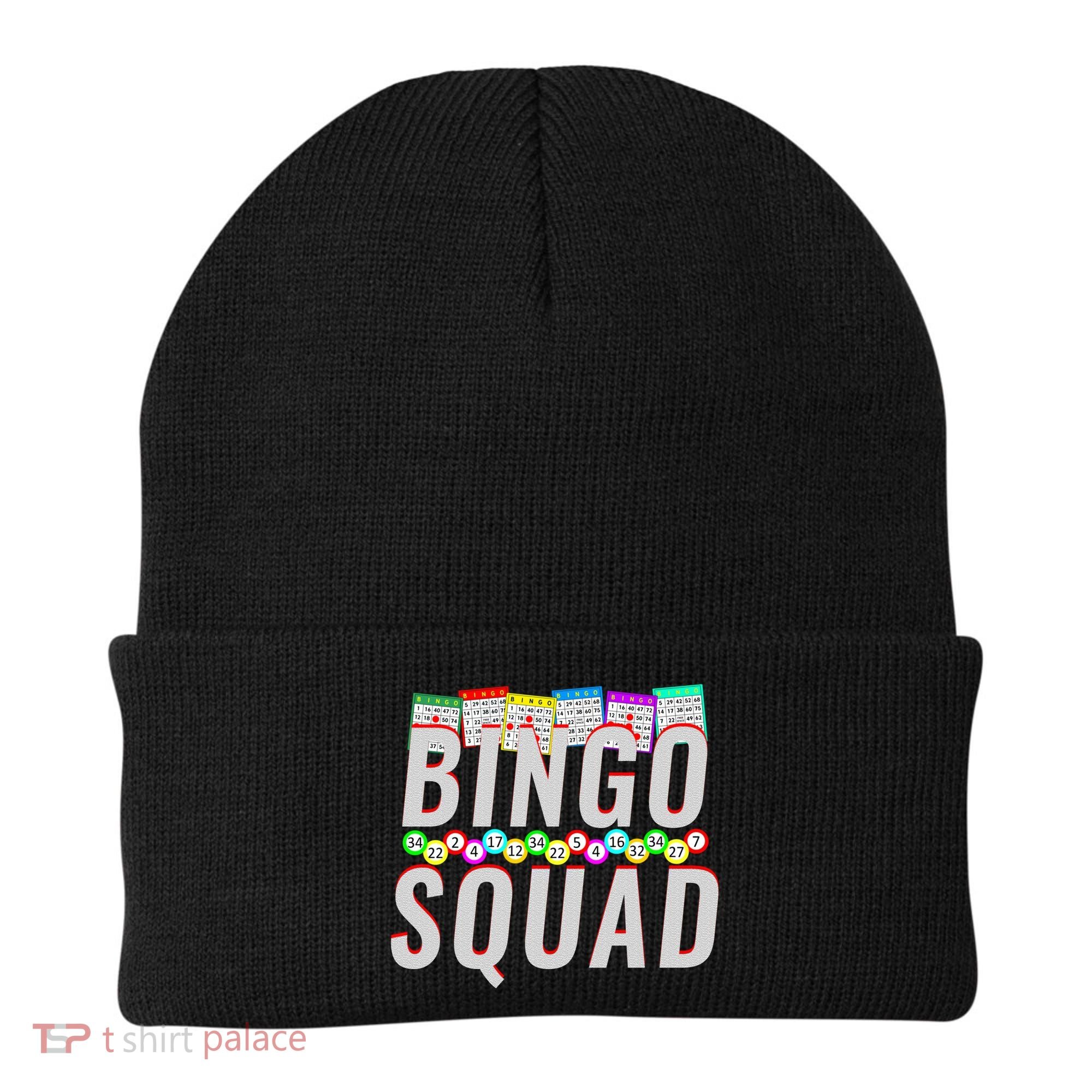 Bingo Squad Funny Bingo Lover Gift Meaningful Gift Beanie