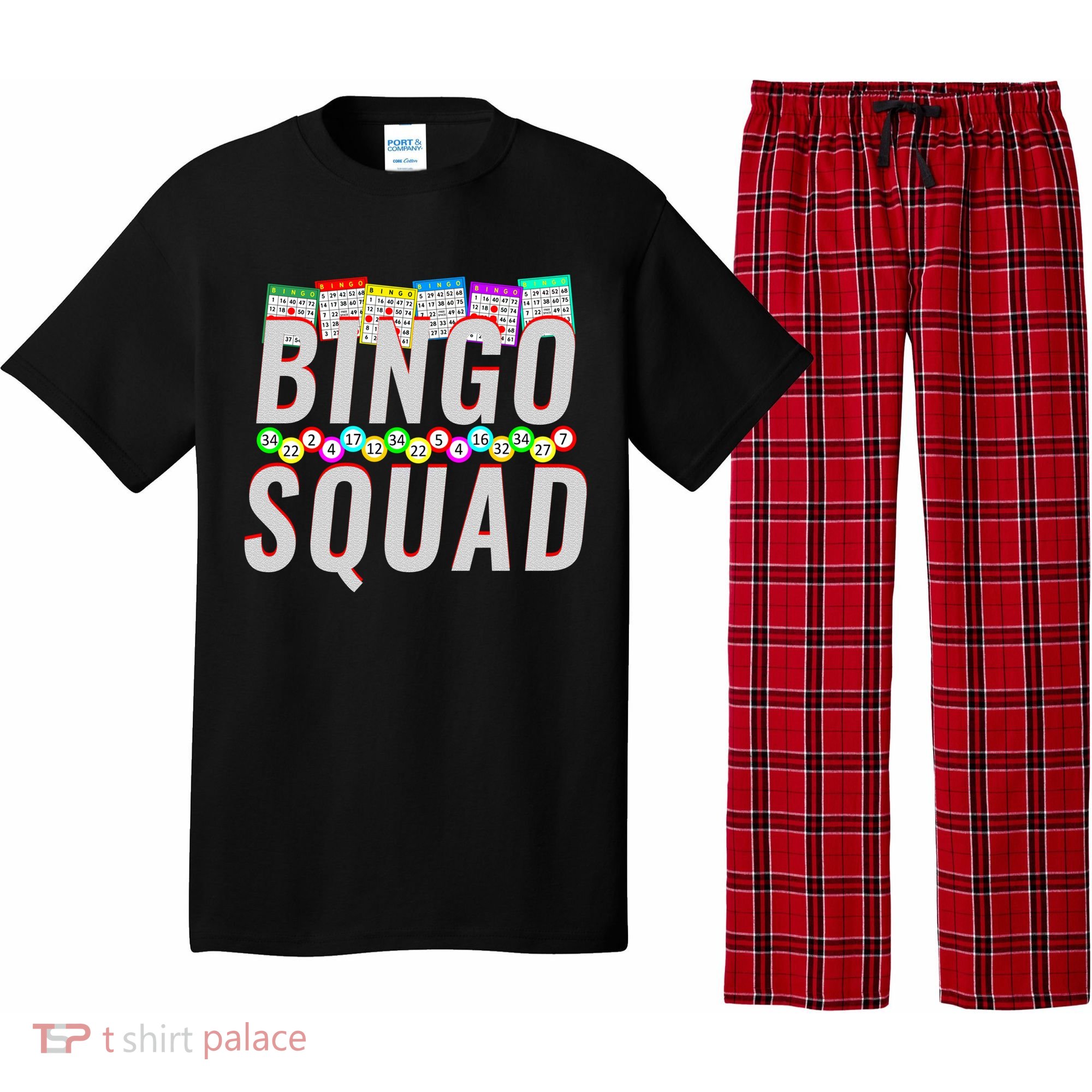 Bingo Squad Funny Bingo Lover Gift Meaningful Gift Pajama Set